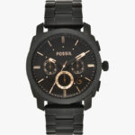 Fossil Inspired Black Chronograph Watch – Premium First Copy