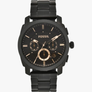 Fossil Inspired Black Chronograph Watch – Premium First Copy