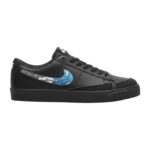 Urban Blaze Black Edition Sneakers (Blue Wave Swoosh)