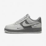 NIKE Air Force 1 Grey Metallic – Premium Edition